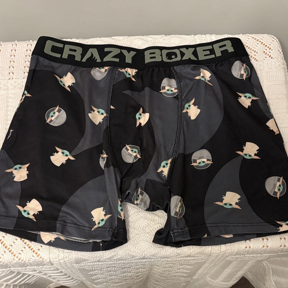 Men’s Star  Wars Crazy Boxer White Fabric